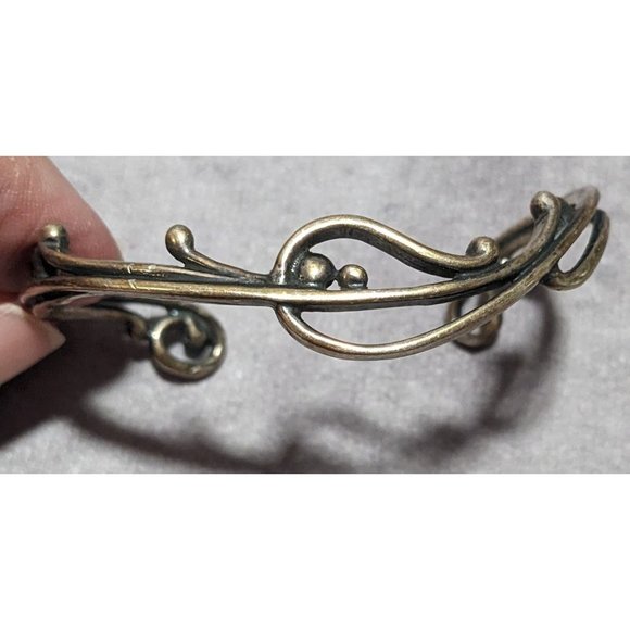 Jewelry - Silver Art Nouveau Cuff Bracelet